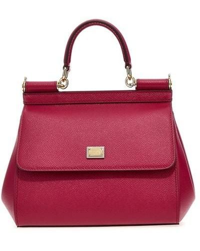 Dolce & Gabbana Sicily Mini Handbag - Red