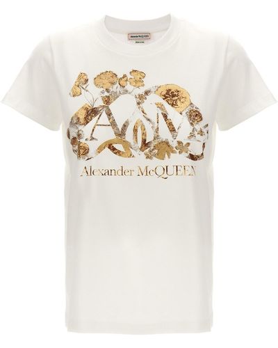Alexander McQueen T-Shirt "Cut And Sew" - Weiß