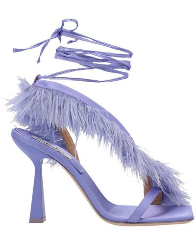 Sebastian Milano 'feather Wrap' Sandals - Blue