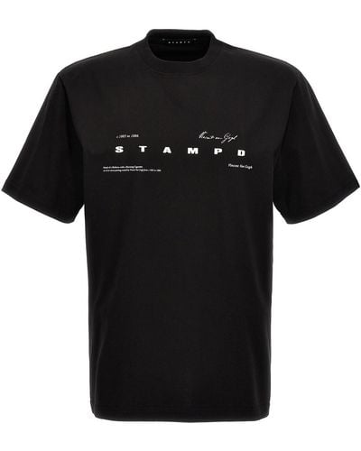 Stampd 'van Gogh Relaxed' T-shirt - Black