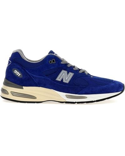 New Balance Sneakers "Made In Uk 991V2 Brights Revival" - Blau