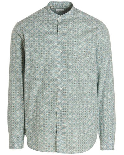 Salvatore Piccolo Printed Shirt - Blue