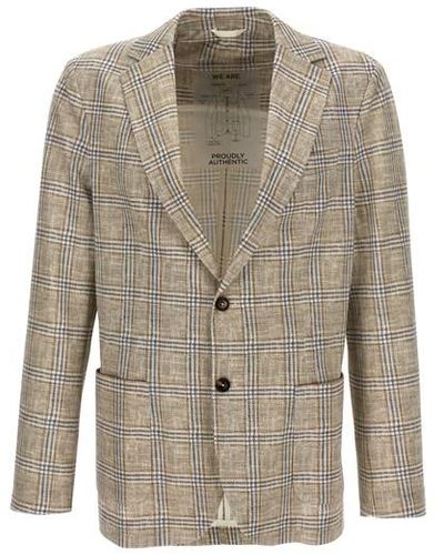 Circolo 1901 Check Blazer Jacket - Multicolor