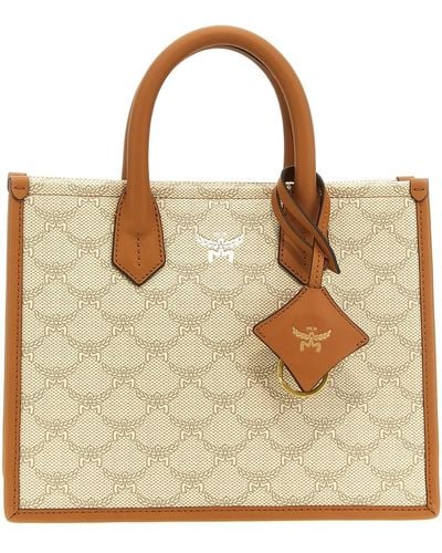 MCM Small 'himmel Laureto' Shopping Bag - Multicolour