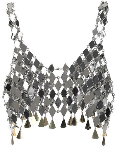 Rabanne Metal Diamond Top - Multicolour