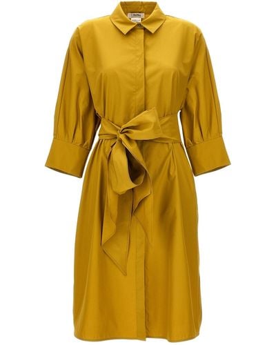 Max Mara 'tabata' Dress - Yellow