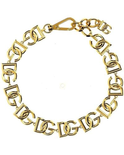 Dolce & Gabbana 'dg' Necklace - Metallic