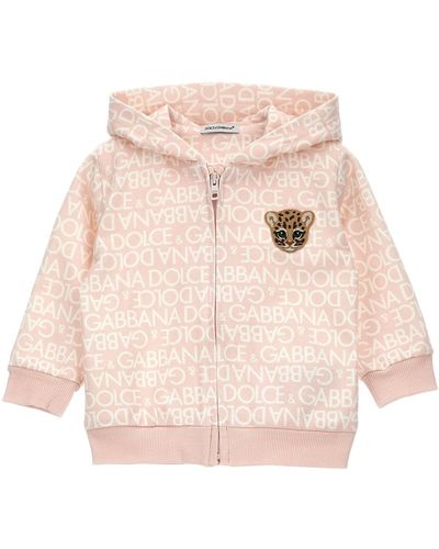 Dolce & Gabbana 'logomania' Hoodie - Pink