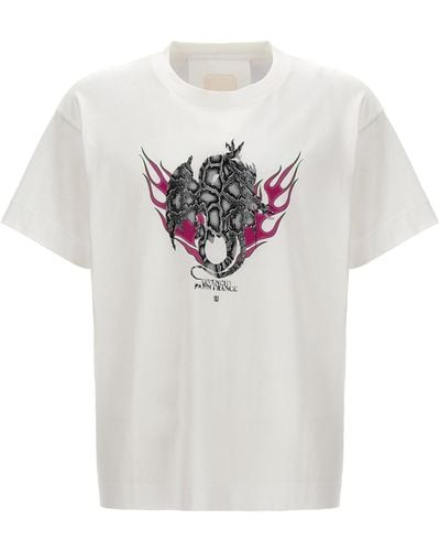 Givenchy T-Shirt Mit Druck - Weiß