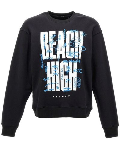Stampd Sweatshirt 'Beach High' - Schwarz