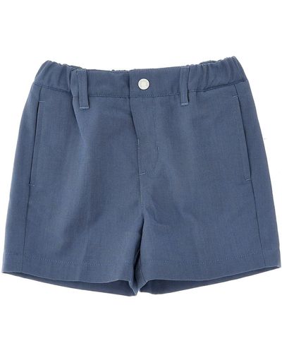 Moncler Chambray Shorts - Blue