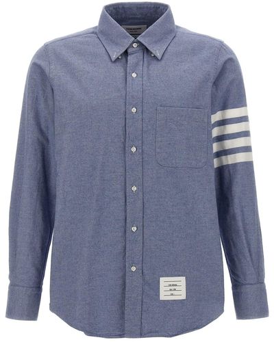 Thom Browne '4 Bar' Shirt - Blue