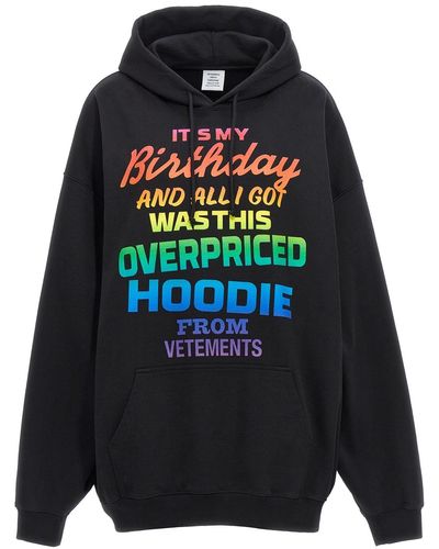 Vetements Overpriced Birthday Hoodie - Multicolour