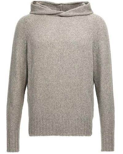 Ma'ry'ya Hooded Sweater - Gray