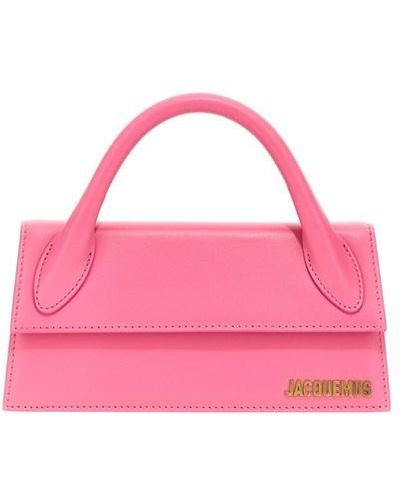 Jacquemus 'le Chiquito Long' Handbag - Pink