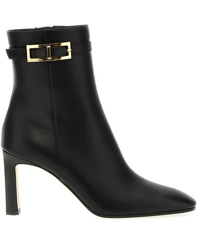 Sergio Rossi 'nora' Ankle Boots - Black