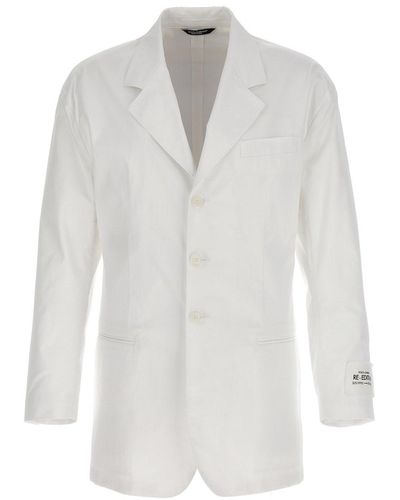 Dolce & Gabbana 're-edition S/s 1992' Blazer Jacket - White