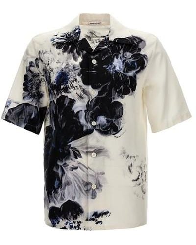 Alexander McQueen 'dutch Flower' Shirt - Black