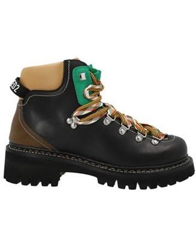 DSquared² 'hiking' Ankle Boots - Black