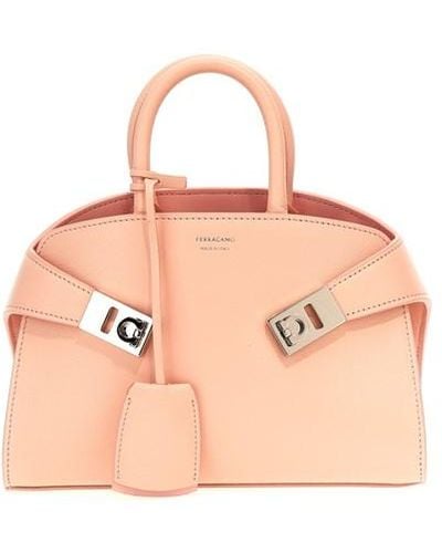 Ferragamo 'hug Mini' Handbag - Pink