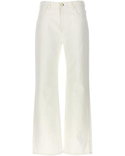 Chloé Jeans Mit Ausgestelltem Bein - Weiß