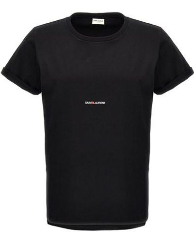 Saint Laurent ' Rive Gauche' T-shirt - Black