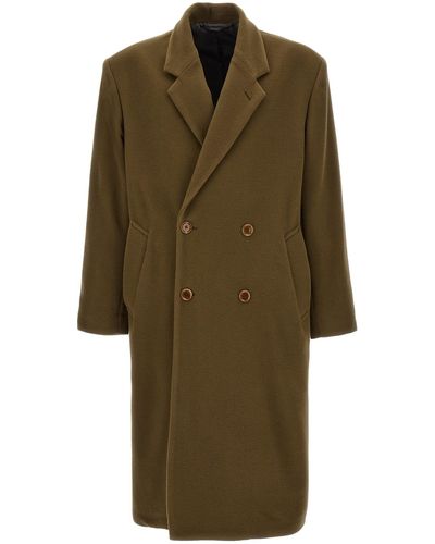 Lemaire 'maxi Db' Coat - Green