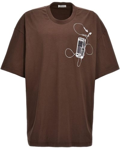 Off-White c/o Virgil Abloh 'scan Arrow' T-shirt - Brown