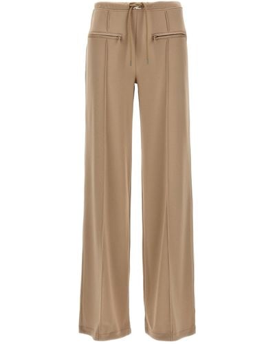 Courreges 'interlock Tracksuit Baggy' Trousers - Natural