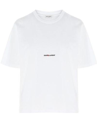 Saint Laurent T-shirt ' Rive Gauche' - Bianco