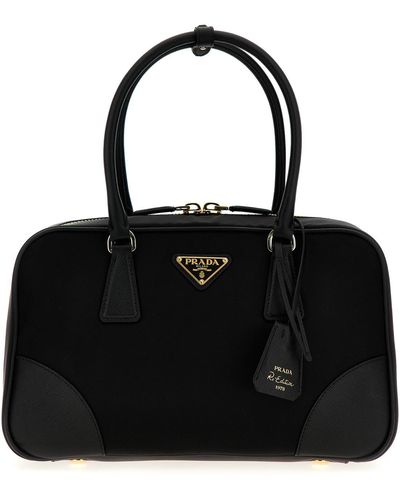 Prada 'bauletto Re-edition 1978' Handbag - Black