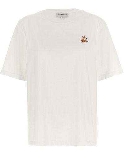 Maison Kitsuné 'speedy Fox' T-shirt - White