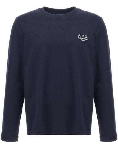 A.P.C. 'oliver' T-shirt - Blue