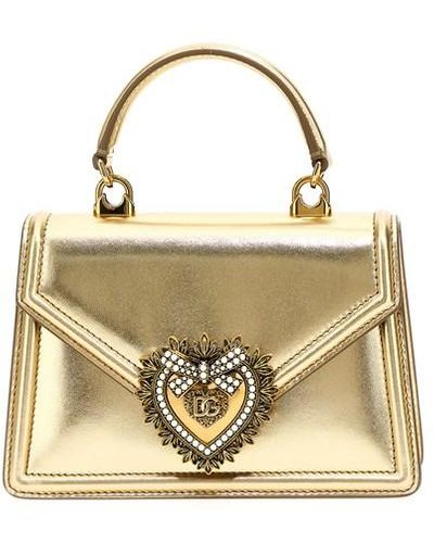 Dolce & Gabbana Devotion Crossbody Bag - Metallic