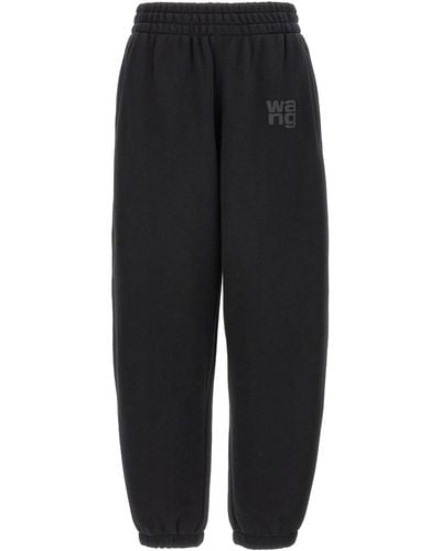 T By Alexander Wang 'essential Terry' joggers - Black