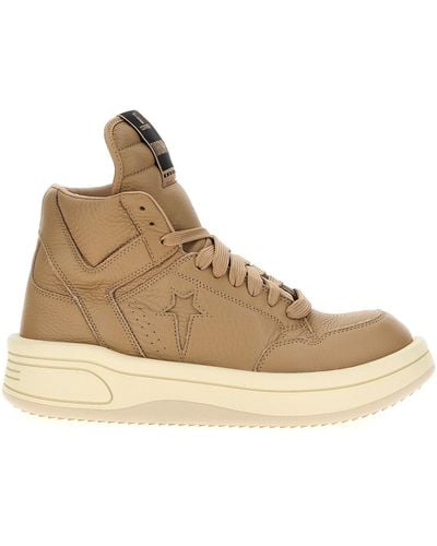 Rick Owens X Converse 'turbowpn' Trainers - Brown