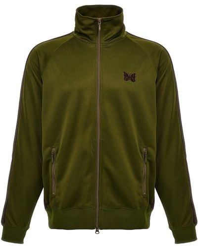 Needles Logo Embroidery Track Top - Green