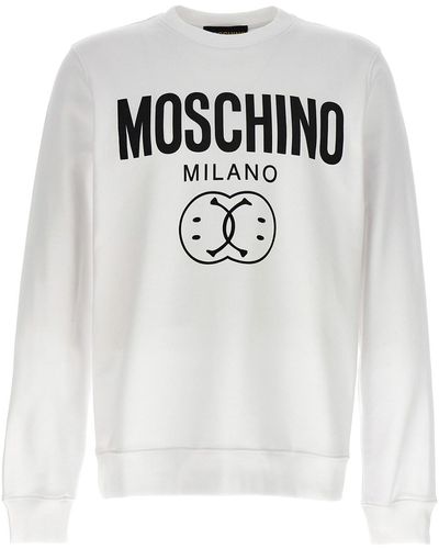 Moschino 'double Smile' Sweatshirt - Black
