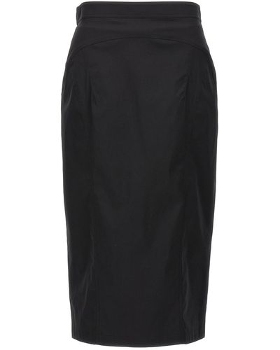 N°21 Longuette Skirt - Black