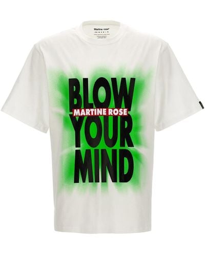 Martine Rose T-Shirt "Blow Your Mind" - Grün