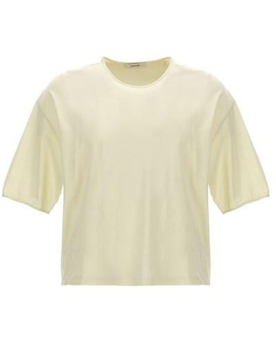 Lemaire T-shirt cotone mercerizzato - Bianco