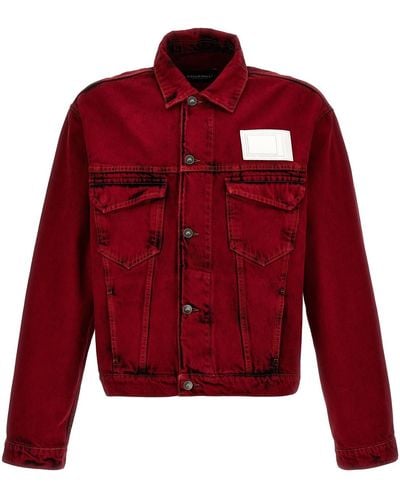 A_COLD_WALL* * 'strand Trucker' Jacket - Red