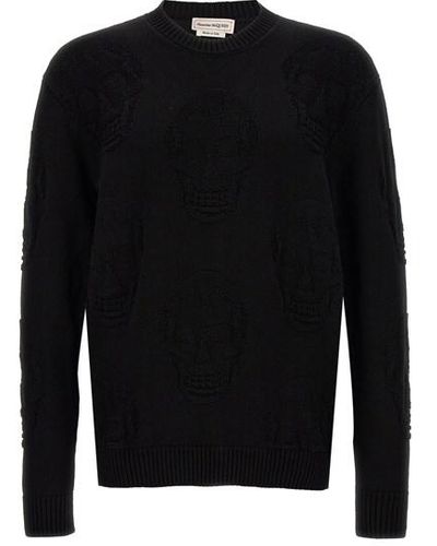 Alexander McQueen 'skull' Sweater - Black