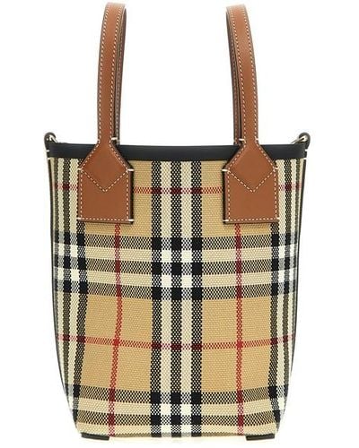 Burberry 'london Mini' Shopping Bag - Multicolor