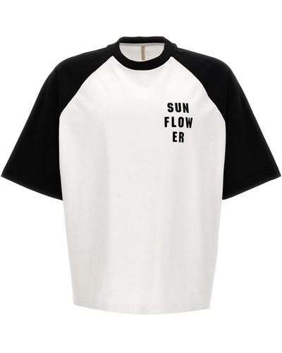 sunflower 'baseball' T-shirt - Black