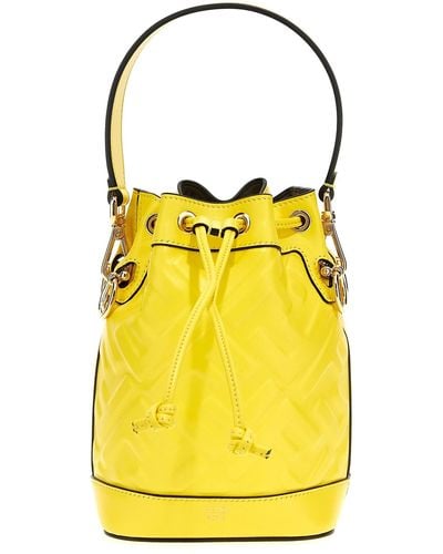 Fendi Mini-Handtasche "Mon Tresor" - Gelb