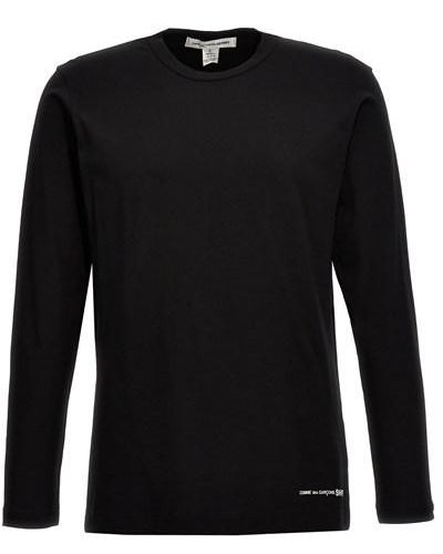 Comme des Garçons Logo Print T-shirt - Black