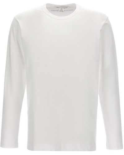 Comme des Garçons T-Shirt Mit Logodruck - Weiß