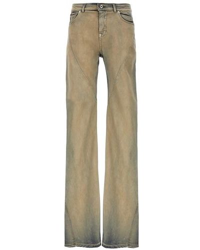 Rick Owens DRKSHDW Jeans 'Bias bootcut' - Neutro