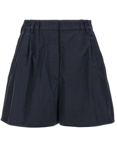 Prada Poplin Shorts - Blue